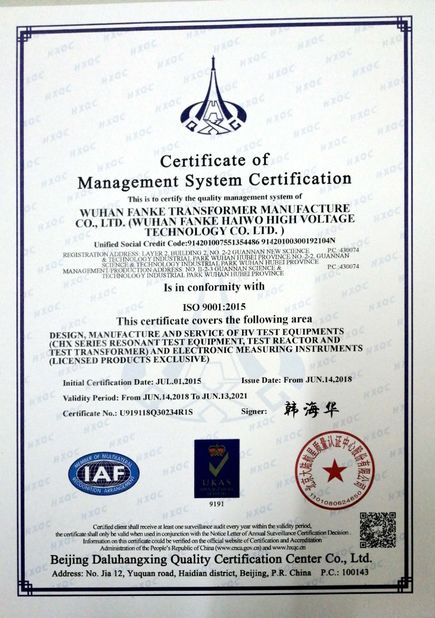 Transformer Capacitance Tan Delta Test Equipment